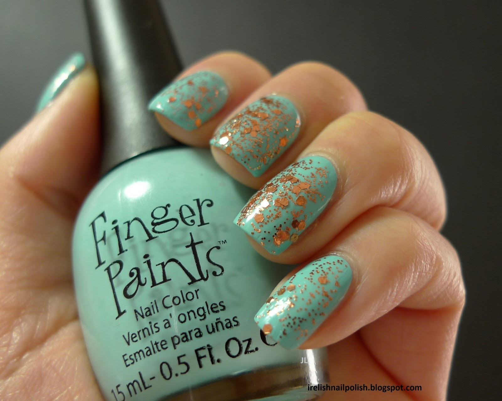 Finger Paints Nail Polish in Art Nouveau Nectarine - wide 1