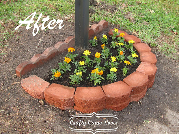 april sprinkles mailbox flowerbed