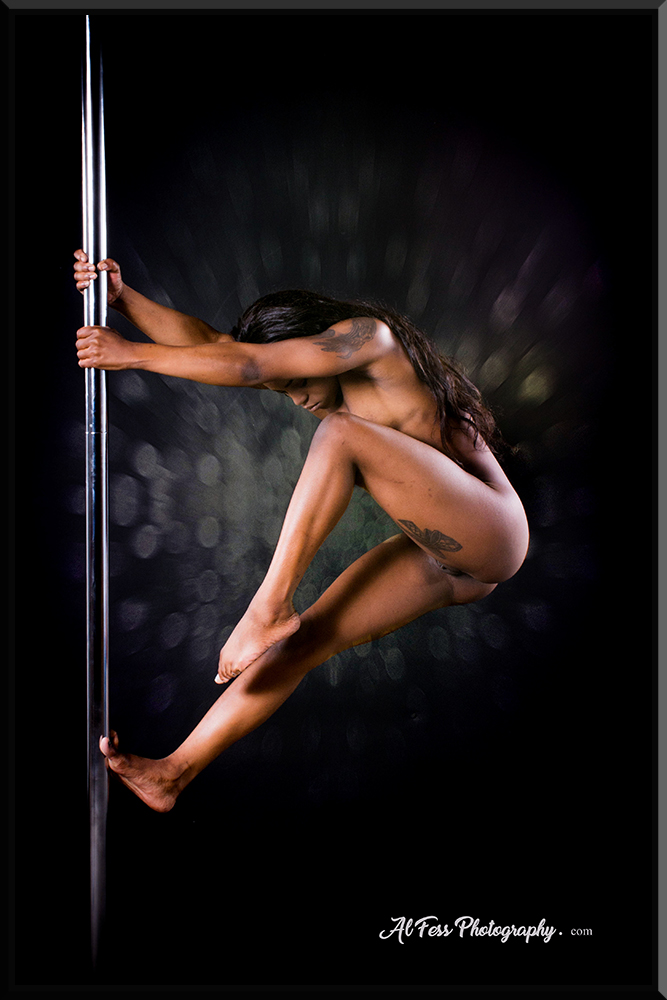 Skinny teen full nude pole dance