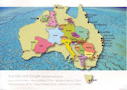 Australia Map Country Region austalia geography map