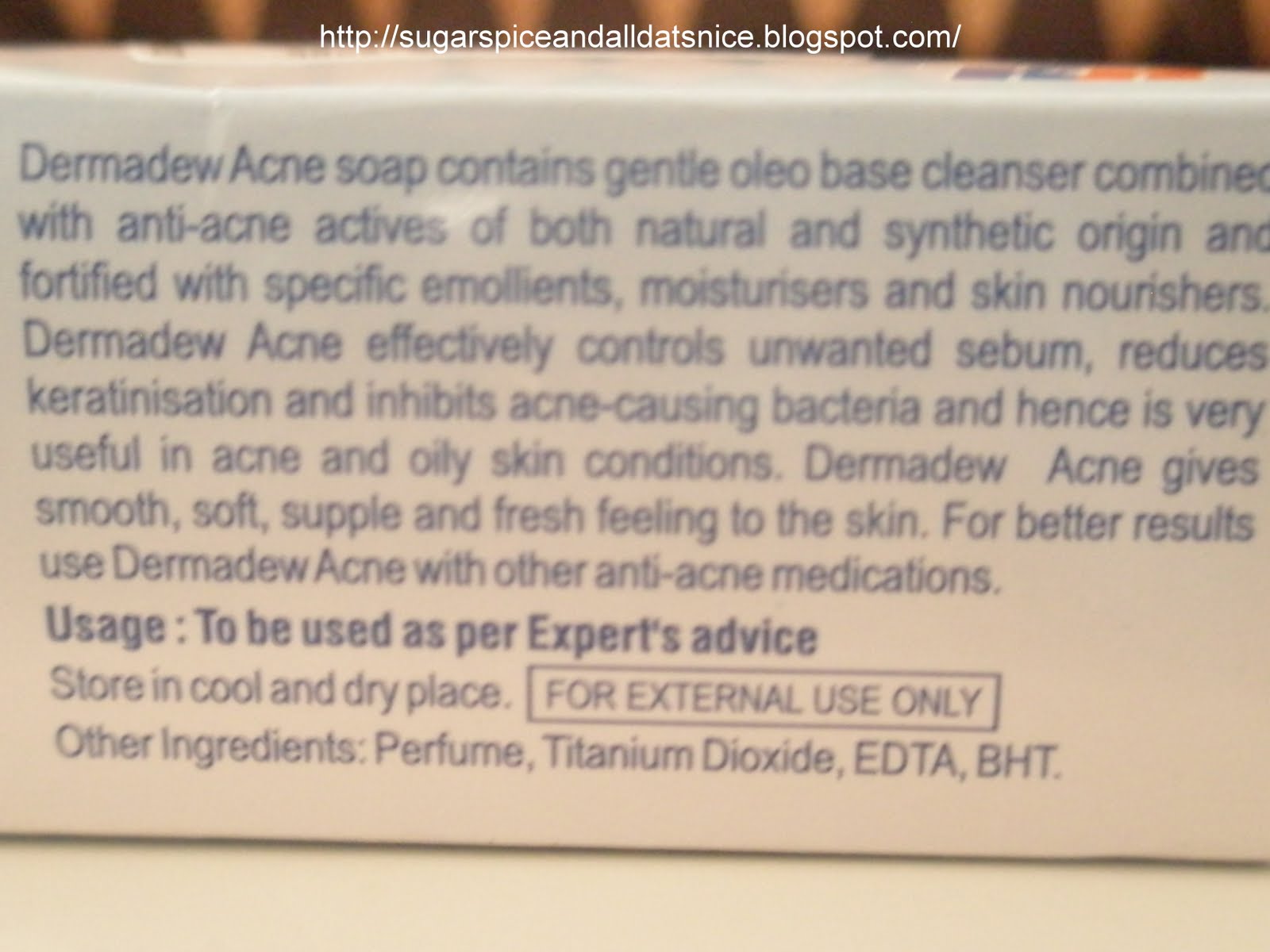 Sugar,Spice and All Dat's NICE Dermadew Acne Soap Review
