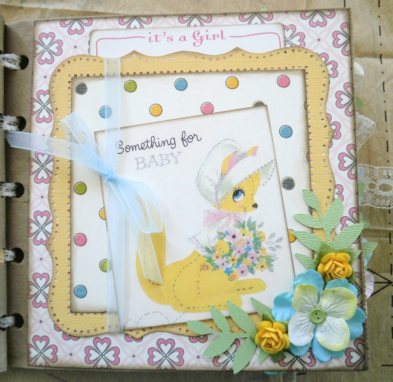 Lindsey's Paper Scraps Vintage Baby Album
