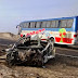 Trujillo: Un muerto y 2 heridos deja choque frontal entre ómnibus y auto