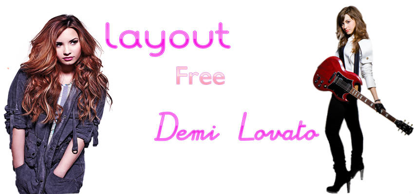 Layout Free Demi Lovato 