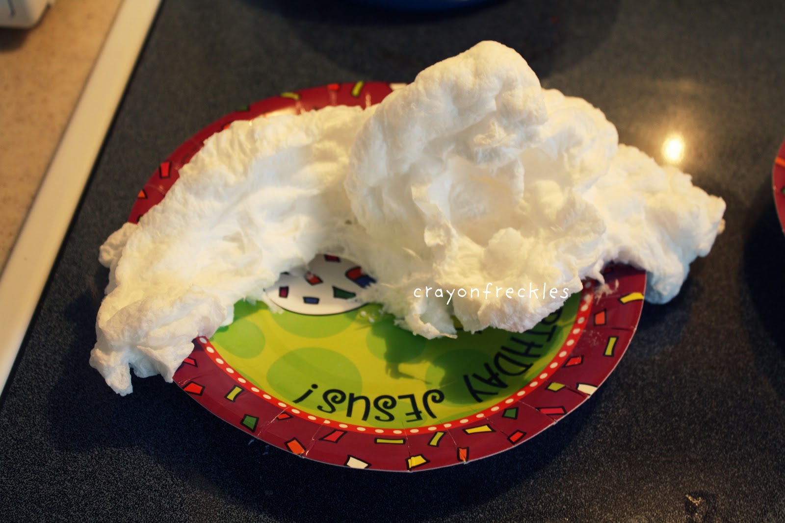 Crayon Freckles microwave science experiments