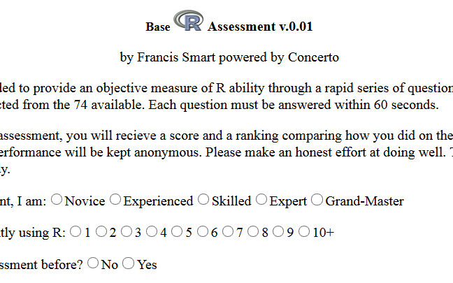 Base R Assessment!