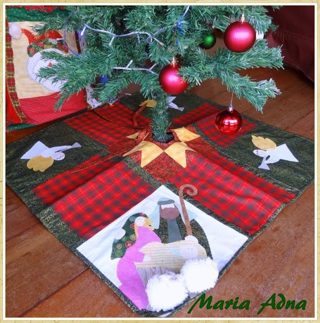 Patchwork e apliquê de natal, Decoração natalina, Decoração de natal, Maria Adna Ateliê, Publicado em revista