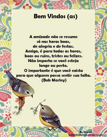 Bem vindos ( as)