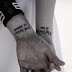 QUOTE TATTOOS ON FRIENDS HANDS