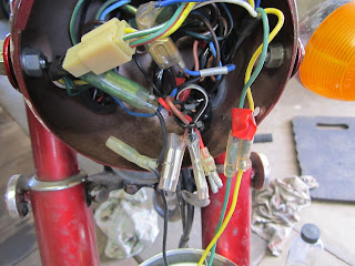 Original Wiring in head light Yamaha LS3