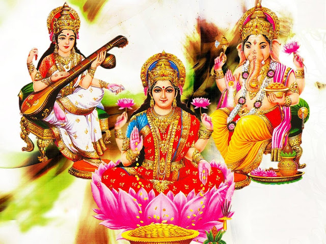 Wallpaper of Laxmi Ganesh