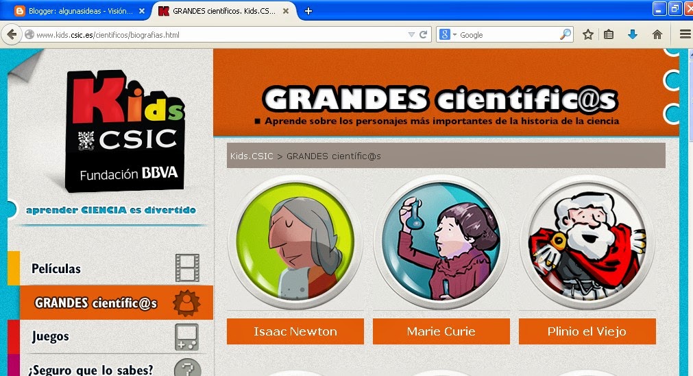 http://www.kids.csic.es/cientificos/biografias.html