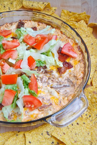 Bacon Double Cheese Burger Dip Bacon Double Cheese Burger Dip