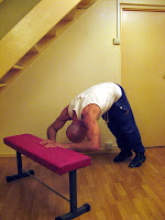 Incline Chinese push ups