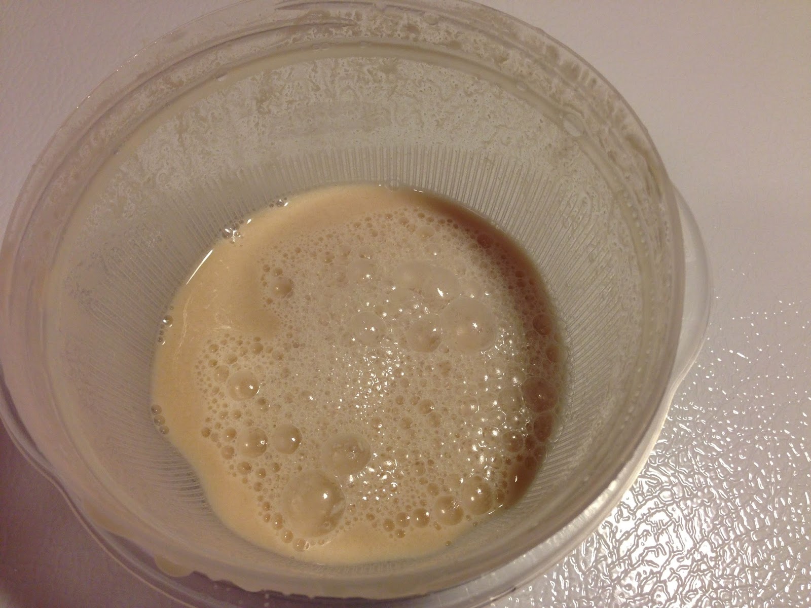 Step by Step Rehydrating Dried Yeast Using Rubbermaid TakeAlong Containers Homebrew Finds