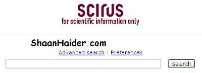 SCIRUS : Search Engine For Scientific Information Only