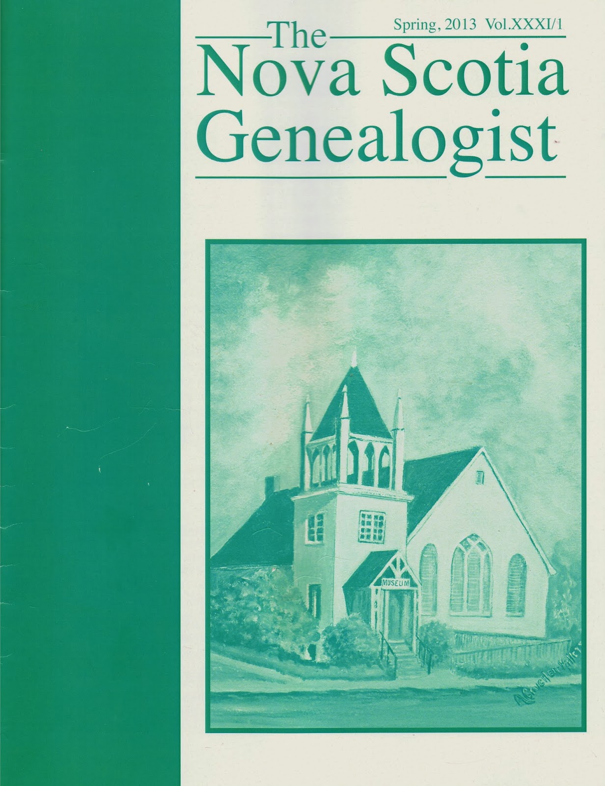 Genealogy Canada The Nova Scotia Genealogist
