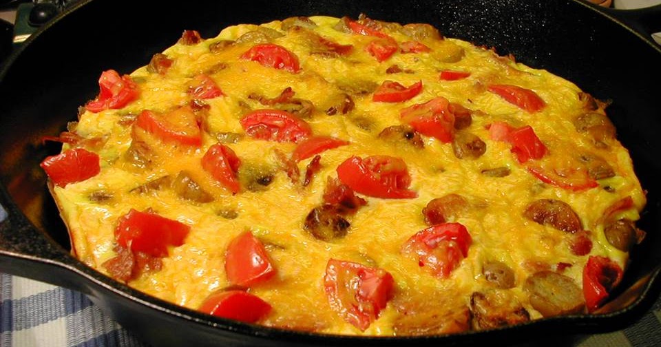 Cooking Tip of the Day Potato Bacon and Tomato Frittata