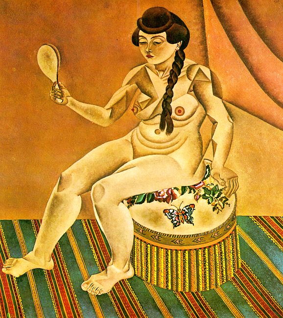Joan Miro - Nude with a Mirror, 1919