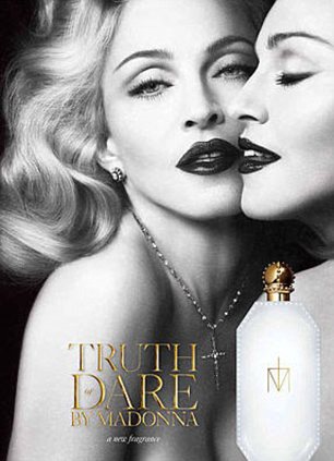 ABC has deemed Madonna's ad for her new her perfume Truth or Dare 