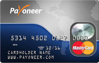  كيف تحصل على بطاقة مصرفية Mastercard مجانا تصلك الى بيتك  Mastercard+payoneer+InformatiqueShow