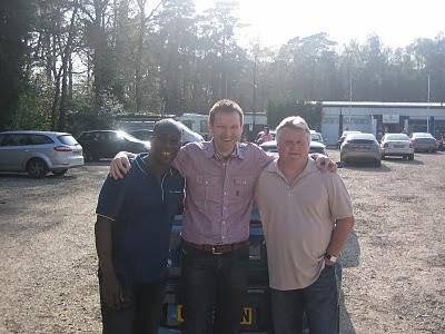 Me with Clive Wilson and Gary Brooke