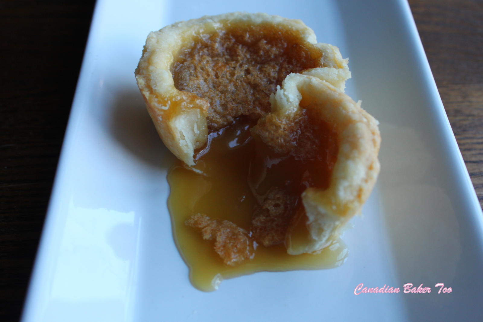 Canadian Baker Too Maple Syrup Tarts
