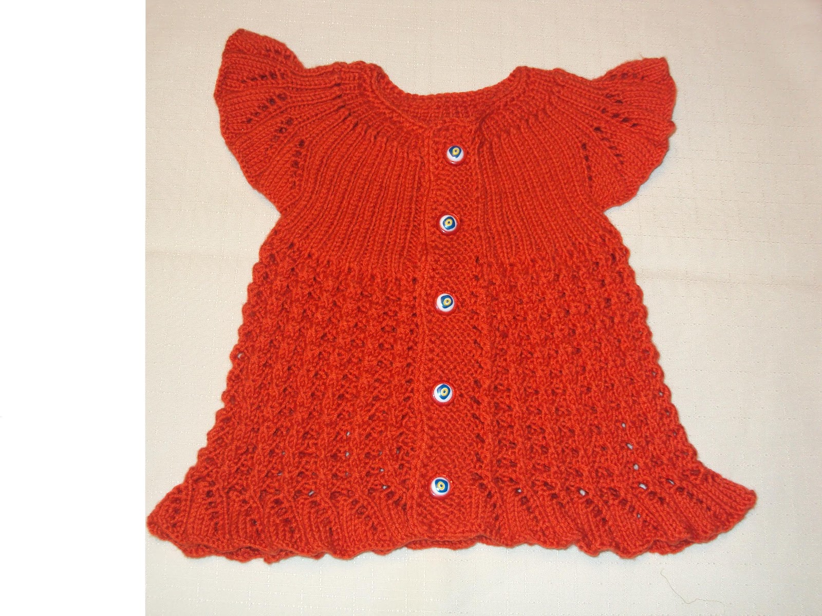 Örgücü Müritler Örgü bebek yelekleri