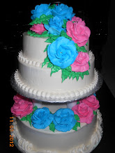 3 Tier  Buttercream Wedding Cake