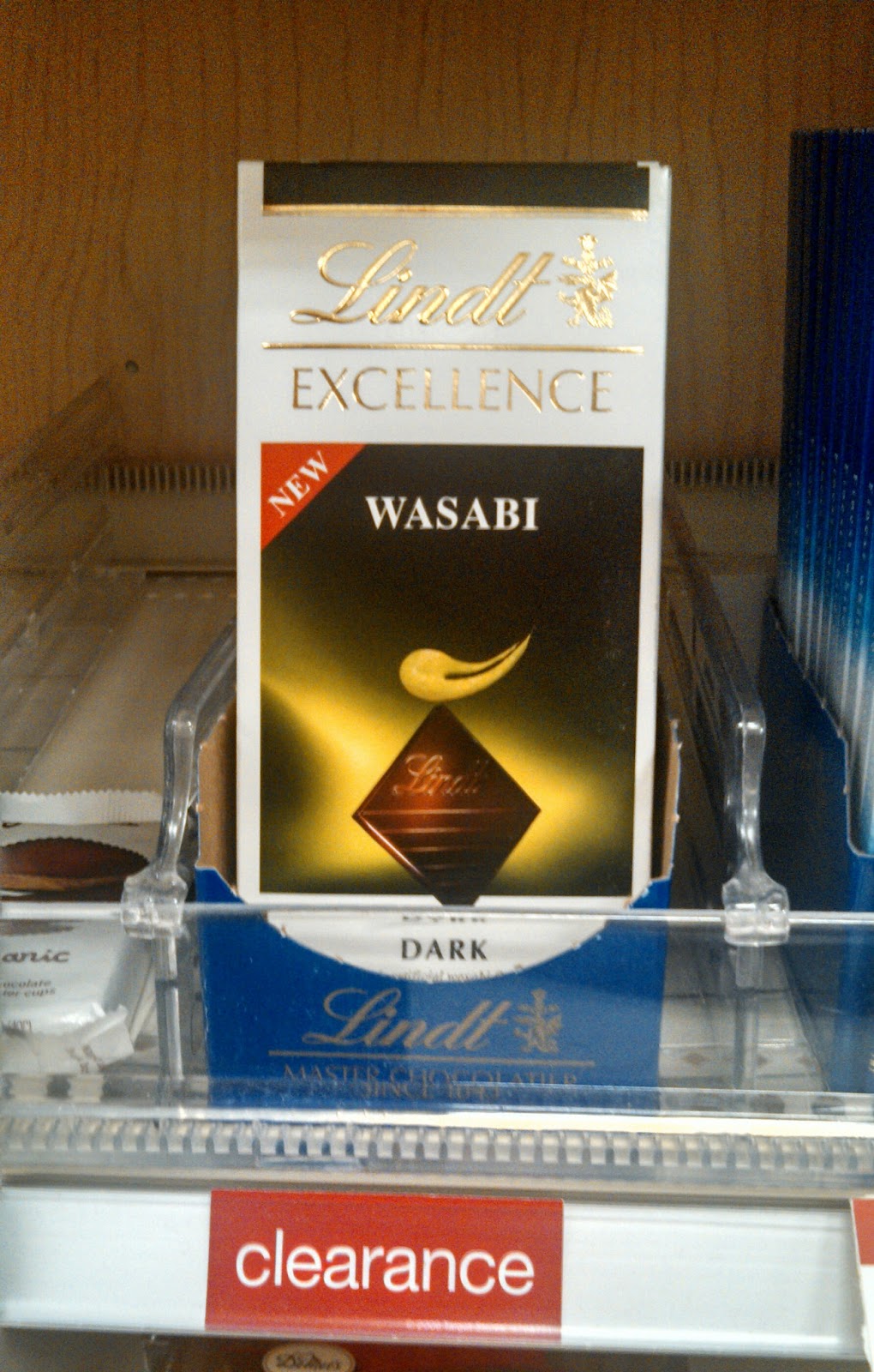 Life, Love....and Lunch Lindt's Wasabi dark chocolate