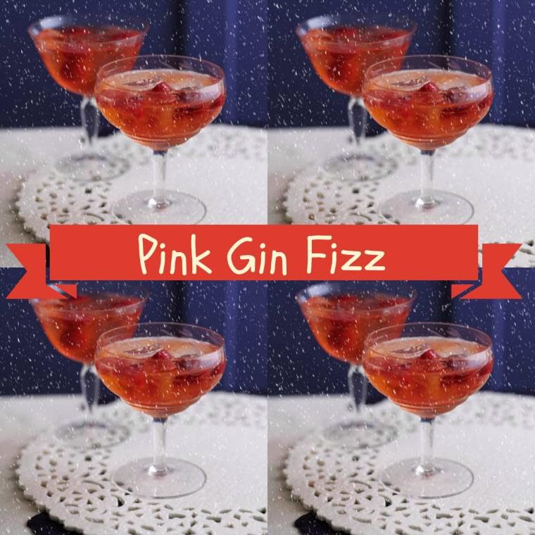 Pink Gin Fizz... Claire Justine