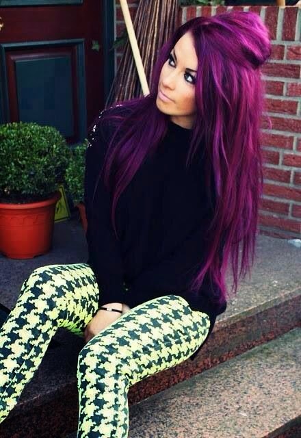 Purple Hair Color Ideas Shades Of Purple Hair Fashion Online