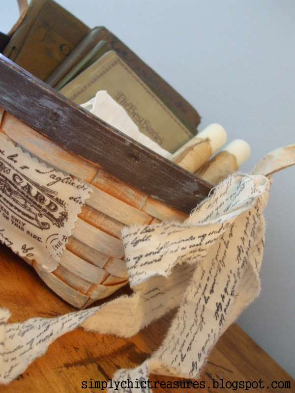 simply chic treasures A Little Bit of Basket Decor