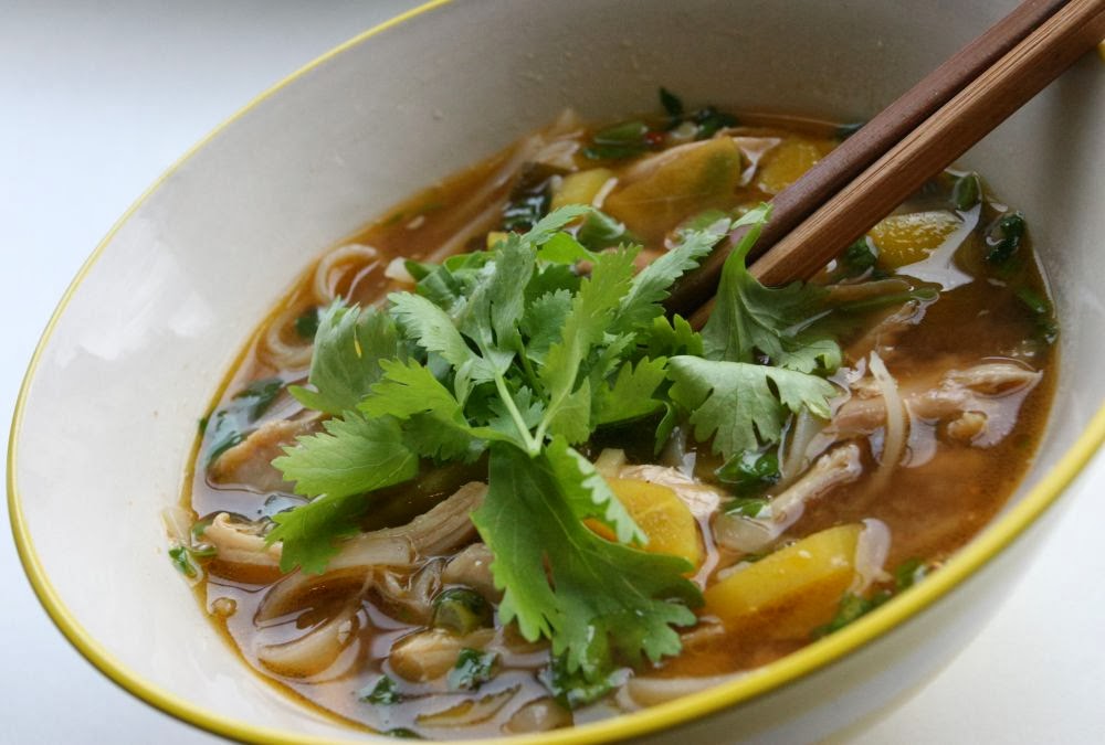 suppe med kylling og nudler suppe med kylling og nudler
