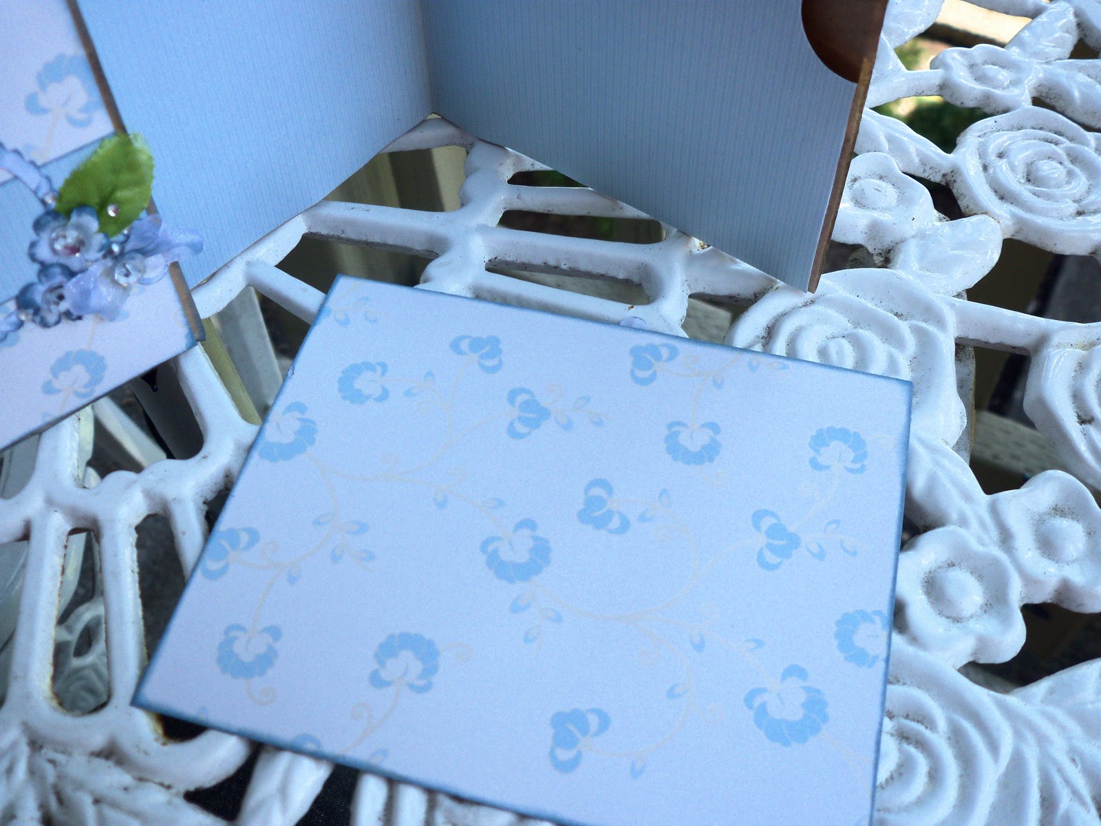 My Favor8 Blog Brown Bag Greeting Card Mini Album 2