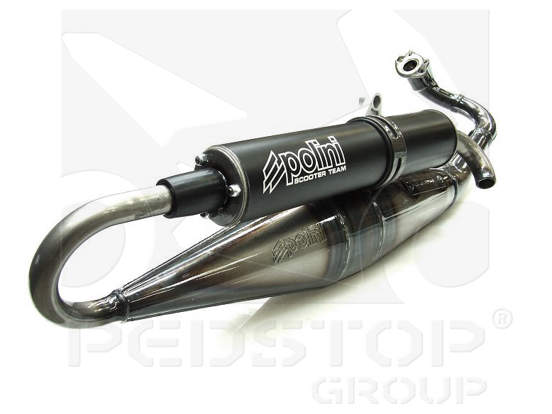 ADRENALIN SCOOTER PERFORMANCE PARTS Polini Team 2 Exhaust Redesign