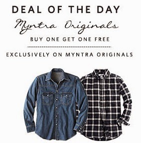 Buy 1 Get 1 Free Offer on Myntra Originals Clothing + Extra 42% Off @ Myntra (Hurry!! Valid for Today)