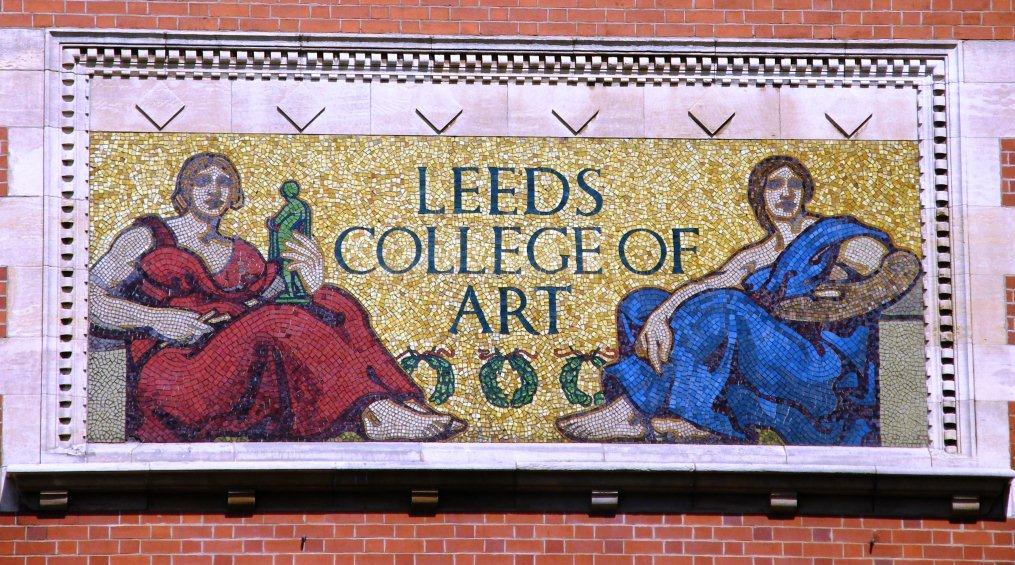 Design Context Leeds College of Art Logo Laurel Leaves