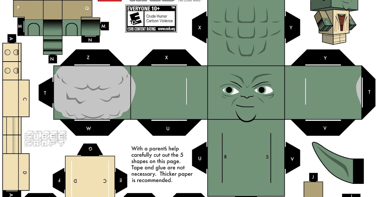 papercraftsmag Yoda PaperCraft