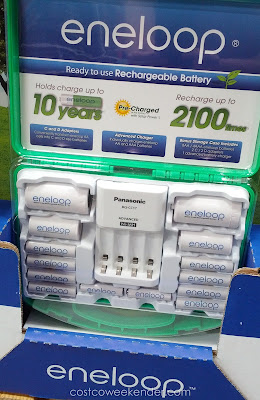 Panasonic Eneloop Rechargeable Batteries and Charger Model BQ-CC17 – Precharged and ready to use