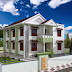 3D elevation of house in Kerala