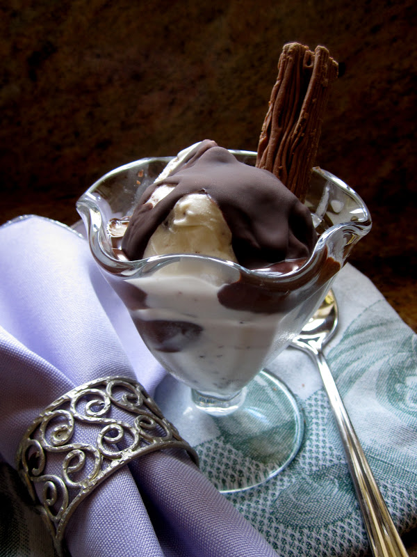 Homemade “Magic Shell” Hardening Chocolate Topping for Ice Cream