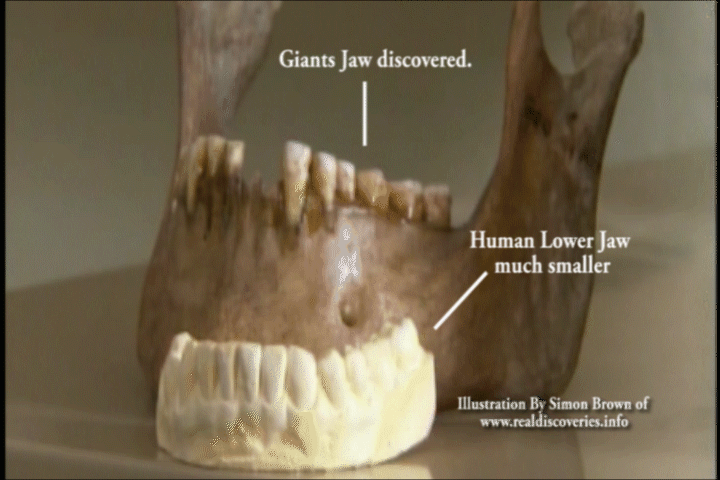 The DISCOVERY of Giants at the Nevada caves and inscription of Giant Goliath.