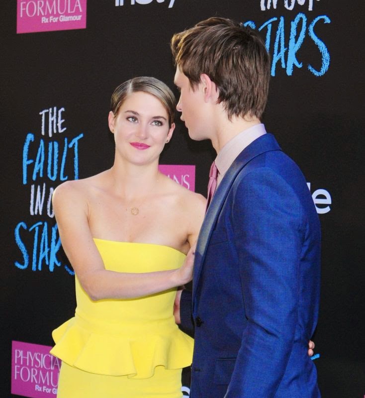 Retro Bikini: Shailene Woodley works diamond in a Peplum Gown from