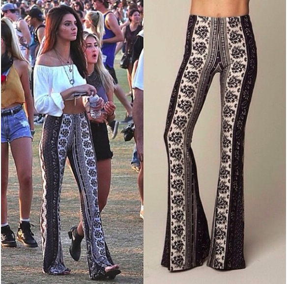 kendall jenner bell bottoms