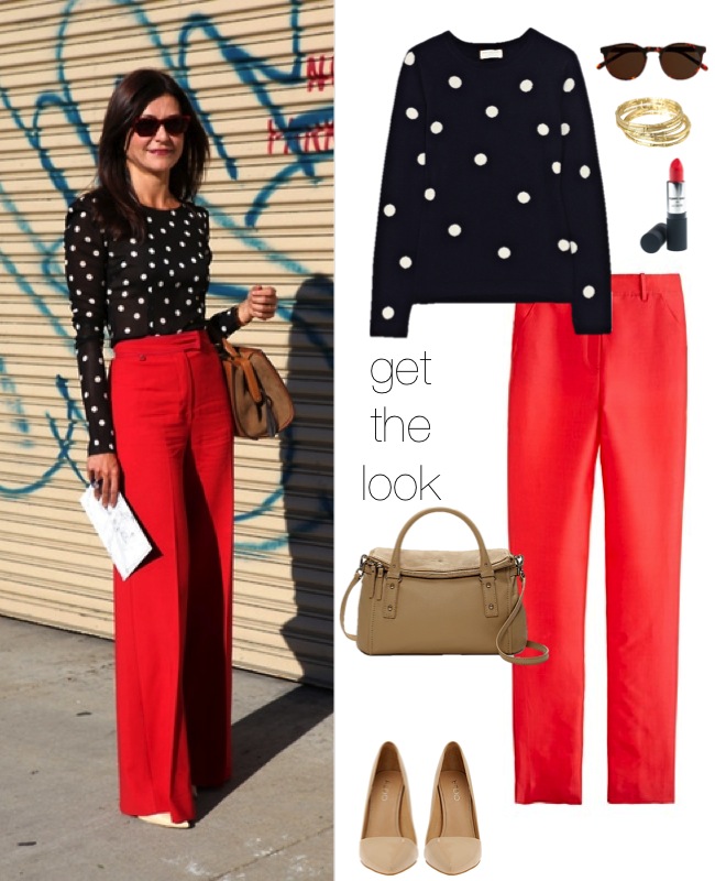 Chinti and Parker Polka Dot Cashmere Sweater // Selima Sun for J.Crew Sungl...