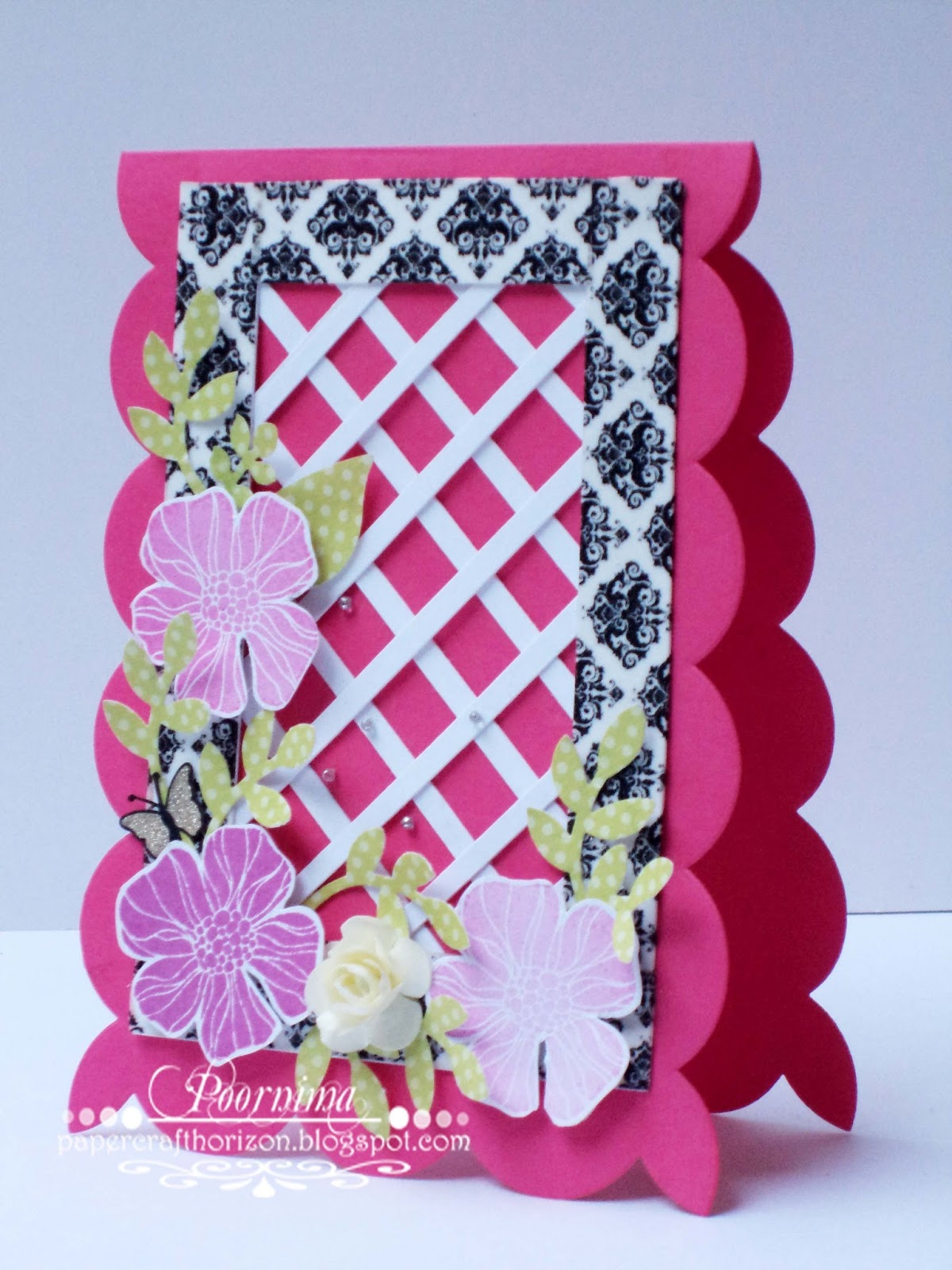 PAPER CRAFT HORIZON Lattice Card