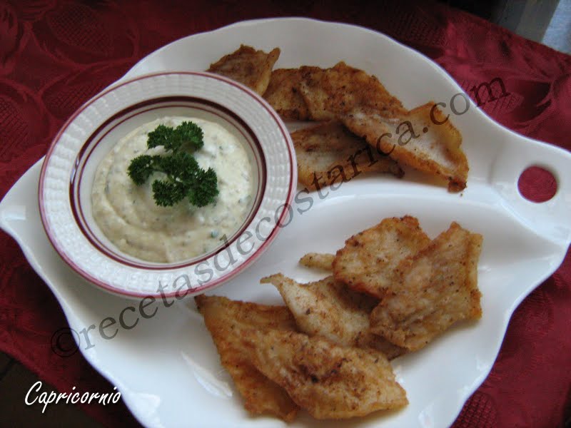 Cocina Costarricense pancitas de tilapia
