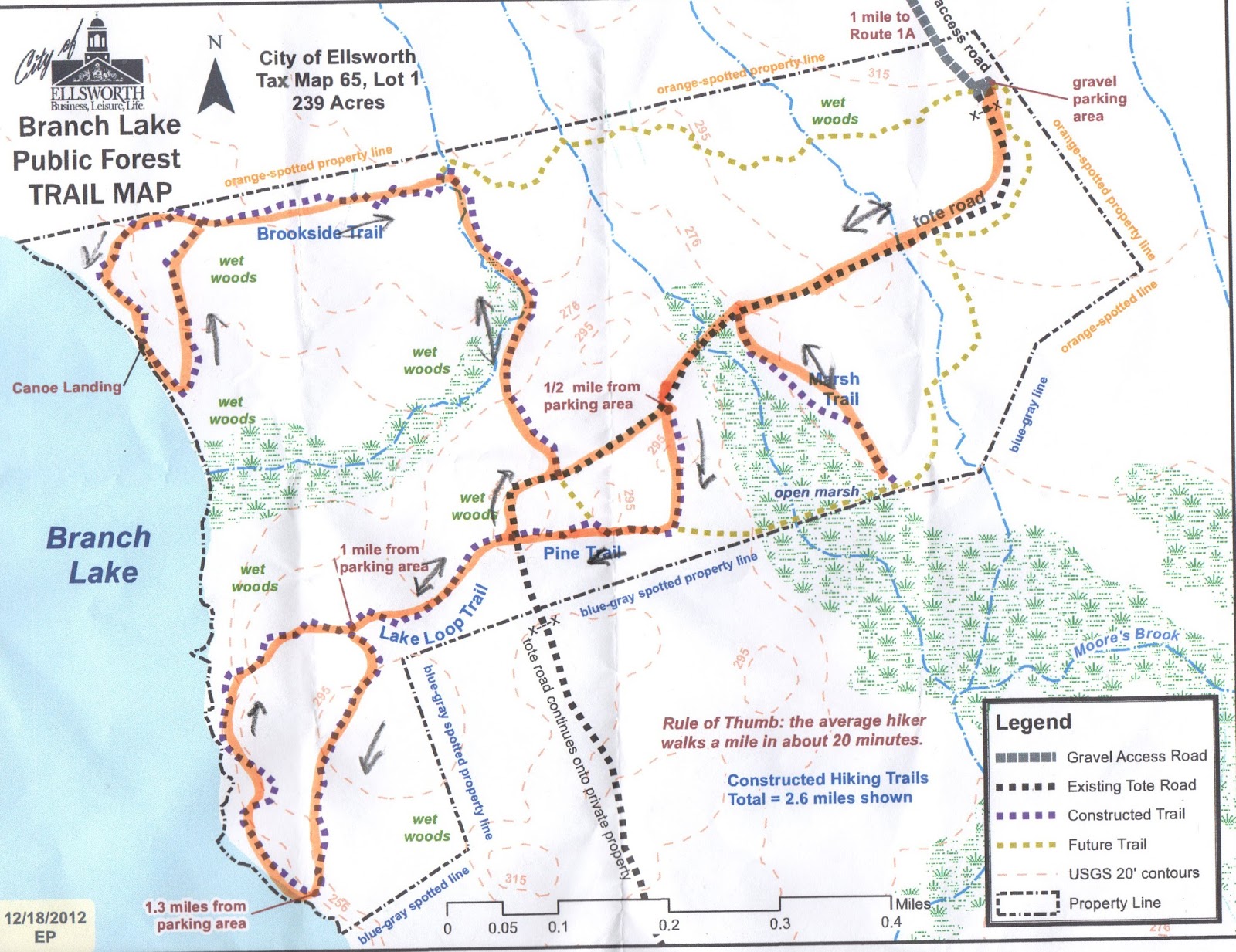 Hiking in Maine with Kelley 9/25/15 Branch Lake Public Forest