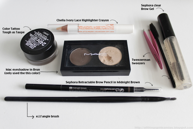 All Things Gold Can Stay [TUTORIAL TIME] D.I.Y. Eyebrows